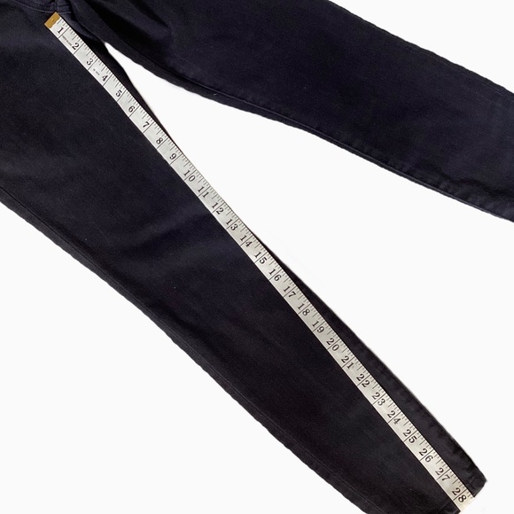 Madewell NWT Maternity Skinny Tencel Denim Jeans in Black. Sz. 26 - Picture 6 of 8